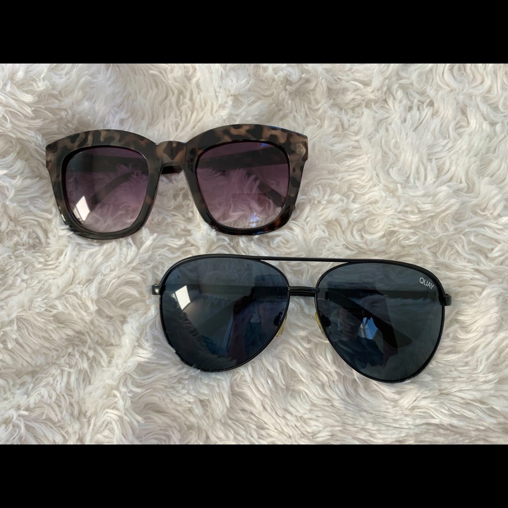 Quay Aviator Sunglasses + Free Cat-eyes (2-for-1)
